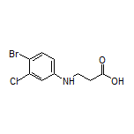 3-[(4-Bromo-3-chlorophenyl)amino]propanoic Acid