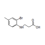 3-[(2-Bromo-4-methylphenyl)amino]propanoic acid