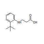 3-[[2-(tert-Butyl)phenyl]amino]propanoic Acid