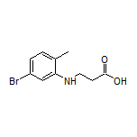 3-[(5-Bromo-2-methylphenyl)amino]propanoic Acid