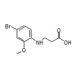 3-[(4-Bromo-2-methoxyphenyl)amino]propanoic Acid