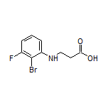 3-[(2-Bromo-3-fluorophenyl)amino]propanoic Acid