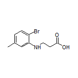 3-[(2-Bromo-5-methylphenyl)amino]propanoic Acid