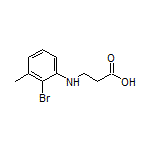 3-[(2-Bromo-3-methylphenyl)amino]propanoic Acid