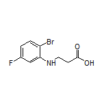 3-[(2-Bromo-5-fluorophenyl)amino]propanoic Acid