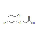 3-[(2-Bromo-5-chlorophenyl)amino]propanoic Acid