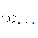 3-[(3-Fluoro-4-methoxyphenyl)amino]propanoic Acid