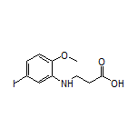 3-[(5-Iodo-2-methoxyphenyl)amino]propanoic Acid