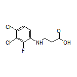 3-[(3,4-Dichloro-2-fluorophenyl)amino]propanoic Acid