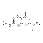 Dimethyl (2S,4S)-2-(Boc-amino)-4-methylpentanedioate