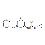 (3S,5R)-1-Benzyl-N-Boc-5-methylpiperidin-3-amine