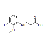 3-[(3-Fluoro-2-methoxyphenyl)amino]propanoic Acid