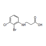 3-[(2-Bromo-3-chlorophenyl)amino]propanoic Acid