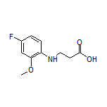 3-[(4-Fluoro-2-methoxyphenyl)amino]propanoic Acid