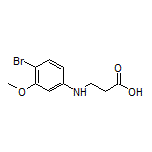 3-[(4-Bromo-3-methoxyphenyl)amino]propanoic Acid