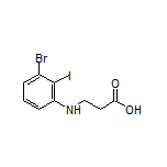 3-[(3-Bromo-2-iodophenyl)amino]propanoic Acid