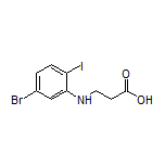 3-[(5-Bromo-2-iodophenyl)amino]propanoic Acid