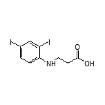 3-[(2,4-Diiodophenyl)amino]propanoic Acid