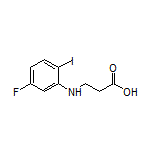 3-[(5-Fluoro-2-iodophenyl)amino]propanoic Acid