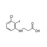 3-[(3-Chloro-2-iodophenyl)amino]propanoic Acid