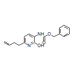 3-(Cbz-amino)-6-(but-3-en-1-yl)pyridin-2-ol