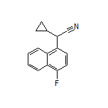 2-Cyclopropyl-2-(4-fluoro-1-naphthyl)acetonitrile