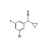 2-(3-Bromo-5-fluorophenyl)-2-cyclopropylacetonitrile