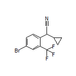 2-[4-Bromo-2-(trifluoromethyl)phenyl]-2-cyclopropylacetonitrile