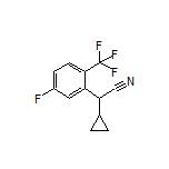 2-Cyclopropyl-2-[5-fluoro-2-(trifluoromethyl)phenyl]acetonitrile