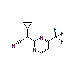 2-Cyclopropyl-2-[4-(trifluoromethyl)-2-pyrimidinyl]acetonitrile