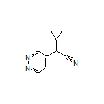 2-Cyclopropyl-2-(4-pyridazinyl)acetonitrile