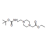 Ethyl 2-[4-[2-(Boc-amino)ethyl]piperazin-1-yl]acetate