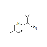 2-Cyclopropyl-2-(5-methylpyridin-2-yl)acetonitrile