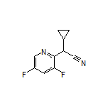 2-Cyclopropyl-2-(3,5-difluoropyridin-2-yl)acetonitrile