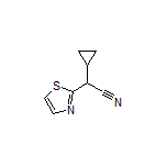 2-Cyclopropyl-2-(2-thiazolyl)acetonitrile