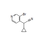 2-(3-Bromopyridin-4-yl)-2-cyclopropylacetonitrile