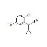 2-(5-Bromo-2-chlorophenyl)-2-cyclopropylacetonitrile