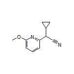 2-Cyclopropyl-2-(6-methoxypyridin-2-yl)acetonitrile