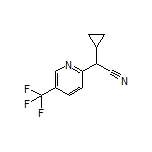 2-Cyclopropyl-2-[5-(trifluoromethyl)-2-pyridyl]acetonitrile