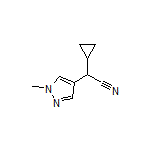 2-Cyclopropyl-2-(1-methyl-4-pyrazolyl)acetonitrile