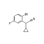 2-(2-Bromo-5-fluorophenyl)-2-cyclopropylacetonitrile