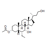 (3R,5S,6R,7R,8S,9S,10S,13R,14S,17R)-6-Ethyl-7-hydroxy-17-[(R)-4-hydroxybutan-2-yl]-10,13-dimethylhexadecahydro-1H-cyclopenta[a]phenanthren-3-yl Acetate