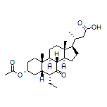 (R)-3-[(3R,5S,6R,8S,9S,10S,13R,14S,17R)-3-Acetoxy-6-ethyl-10,13-dimethyl-7-oxohexadecahydro-1H-cyclopenta[a]phenanthren-17-yl]butanoic Acid