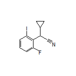 2-Cyclopropyl-2-(2-fluoro-6-iodophenyl)acetonitrile