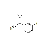 2-Cyclopropyl-2-(3-iodophenyl)acetonitrile