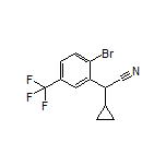 2-[2-Bromo-5-(trifluoromethyl)phenyl]-2-cyclopropylacetonitrile