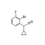 2-(2-Bromo-3-fluorophenyl)-2-cyclopropylacetonitrile