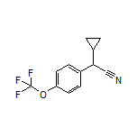 2-Cyclopropyl-2-[4-(trifluoromethoxy)phenyl]acetonitrile