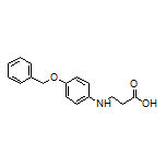 3-[[4-(Benzyloxy)phenyl]amino]propanoic Acid