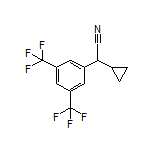 2-[3,5-Bis(trifluoromethyl)phenyl]-2-cyclopropylacetonitrile